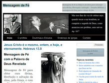 Tablet Screenshot of mensagemdefe.org